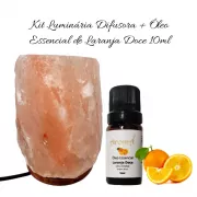 Kit Luminária Difusora + Óleo Essencial de Laranja Doce Aromá 1