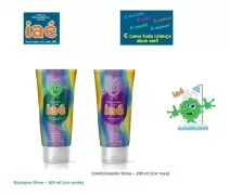 Kit Shampoo Slime E Condicionador Slime Iaé 200ml Hipoalergênico