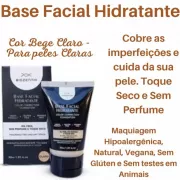 Base Facial Hidratante Bege Claro Hipoalergênica 30ml - Natural - Vegana da BIOZENTHI