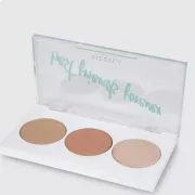 Paleta BFF Cor 02 - Contorno, Blush e Iluminador - Vegana - Natural - Sem Parabenos da VIZZELA