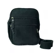 Shoulder Bag Transversal de Lona - Preto