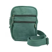 Shoulder Bag Transversal de Lona - Verde