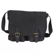 Bolsa Carteiro Pequena de Lona - Preto