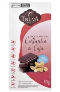 TABLETE CHOCOLATE ZERO AÇÚCAR COM CASTANHA DE CAJU 80g 