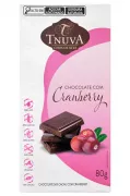 TABLETE CHOCOLATE COM CRANBERRY 80g