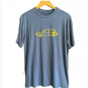 Camiseta Viscose de Bambu Masculina Azul Marinho Brasilia