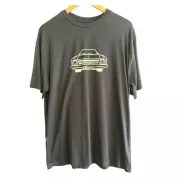 Camiseta Viscose de Bambu Masculina Preta Carro Opala