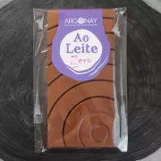 Barra de chocolate ao leite vegano ZERO AÇÚCAR - 100g