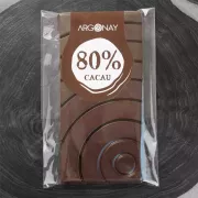 Barra de chocolate 80% cacau - 100g