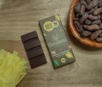 kit 06 unid. chocolate barra 92% cacau adoçado com açúcar demerara orgânico 150g