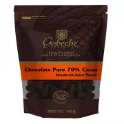 Gotas Chocolate 70% Cacau Adoçado com Açúcar Mascavo - 400g