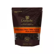 Gotas Chocolate 70% Cacau Adoçado com Açúcar Mascavo - 90g