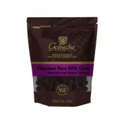 Gotas Chocolate 80% Cacau Adoçado com Açúcar Mascavo - 90g