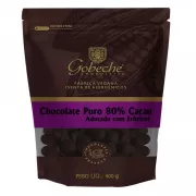 Gotas Chocolate 80% Cacau Adoçado com Eritritol - 400g