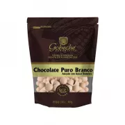 Gotas Chocolate Branco Adoçado com Açúcar Demerara - 90g