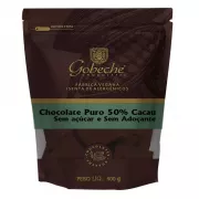 Tabletes Chocolate 50% Cacau Gobeche Sem Açúcar e Adoçante 400g