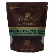 Tabletes Chocolate 70% Cacau c/Tâmara s/açúcar e Adoçante 400g