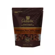 Gotas Chocolate Puro 54 Cacau Adoçado com Açúcar Demerara 90g