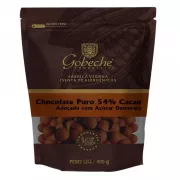 Gotas Chocolate Puro 54 Cacau Adoçado com Açúcar Demerara- 400g