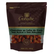 Gotas Choc ao Leite de Coco Gobeche Sem Açúcar e Adoçante-400g