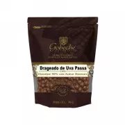 Drageado Uva Passa com Chocolate 40% Cacau com Demerara 90g