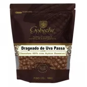Drageado Uva Passa com Chocolate 40% Cacau com Demerara 400g