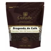 Drageado de Café com Chocolate 70% Cacau com Eritritol - 400g