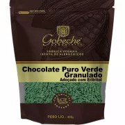 Chocolate Verde Limão Granulado Gobeche com Eritritol 400g