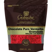 Chocolate Granulado Vermelho Gobeche com Eritritol 400g