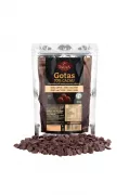 Gotas de Chocolate 70% Cacau Uso Culinário 180g