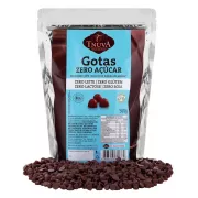 Gotas de Chocolate Zero Açúcar 56% Cacau - Uso Culinário – 500g