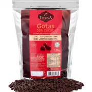 Gotas de Chocolate 56% Cacau Uso Culinário 1,01kg