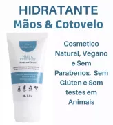 Creme Hidratante Para Mãos e Cotovelos 60g - Natural - Vegano da Biozenthi