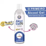 Alcat Gel 70 - Álcool Gel para tutores de Pets 500ml