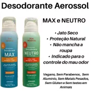 Desodorante AEROSSOL Kit MAX e NEUTRO - Vegan Sem Glúten Biozen