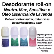 Desodorantes Roll-on Kit Lavanda Sensitive Max Neutro
