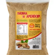 Farinha de Amendoim 500 g - amendoim moído puro