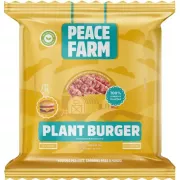 Hambúrguer de Carne Vegetal Peace Farm 110g - Caixa com 36 unid