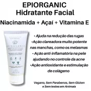 Hidratante Facial NIACINAMIDA VitE Vegan Sem Glúten - Biozenthi