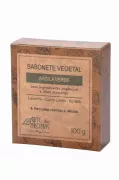 Sabonete Barra Argila Verde 100g - Vegano - Natural da Arte dos Aromas