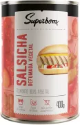 Salsicha Vegetal Defumada Superbom Lata 300g