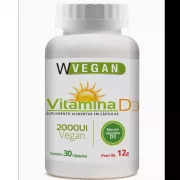 Vitamina D3 2000UI 60 capsulas - Wvegan