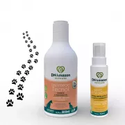 Kit DNAmazon Shampoo 300ml + Antiparasitas para Cães e Gatos