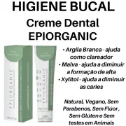 CREME DENTAL EPIORGANIC  90g - Natural - Vegano - Sem Flúor da BIOZENTHI