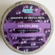 Sabonete Argila Preta - Jaboticaba 90g - Aromas de Gokula
