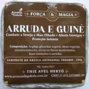 Sabonete Argila - Força & Magia - Arruda e Guiné 120g - Aromas de Gokula