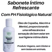 Sabonete Líquido Íntimo Refrescante 120ml - Natural - Vegano da Biozenthi