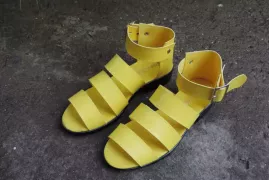 Sandália Vegana - Pérola Amarelo