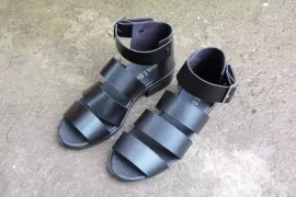 Sandália Vegana - Pérola Preto
