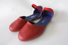 Sapatilha Vegana Elástico - Vermelho